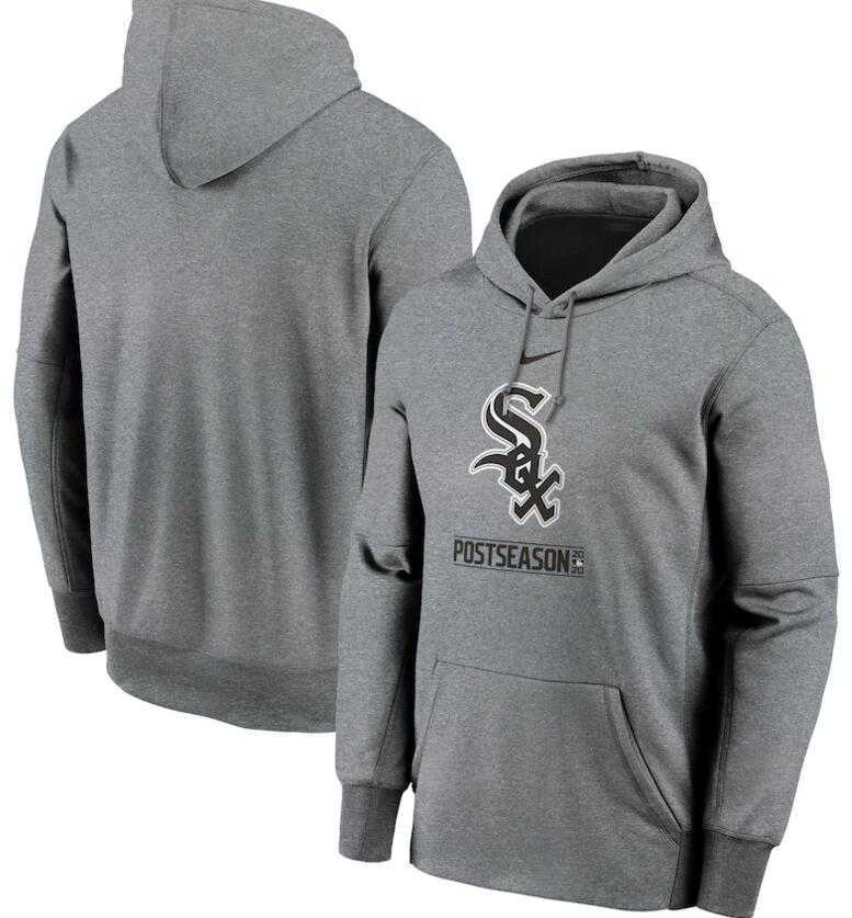 Men's Chicago White Sox Nike Gray 2020 Postseason Collection Pullover Hoodie,We sell and wholesale Men's Chicago White Sox Nike Gray 2020 Postseason Collection Pullover Hoodie on line form chian!